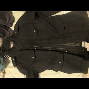 Kenneth Cole Button/Zip Peacoat